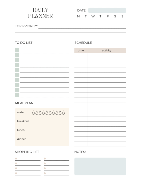 ADHD Planner Printable - Image 2